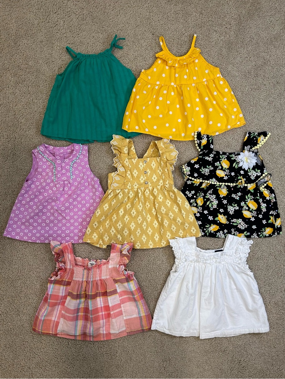 Girls Tank Tops Bundle Size 18-24 Months